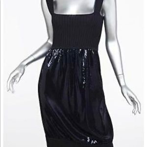 FENDI Navy Blue Sequined Dress